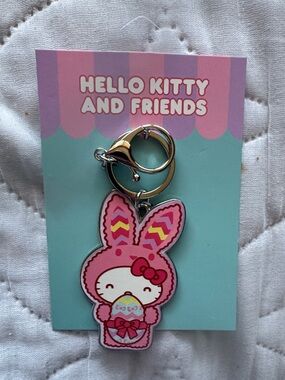 Sanrio Hello Kitty and Friends Pink Bunny Keychain